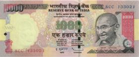 Indien / India P.100r 1000 Rupien 2010 R (1) 