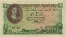 Südafrika / South Africa P.106a 10 Rand (1961) (Englisch) (3+) 