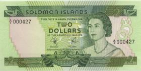 Solomon Inseln / Solomon Islands P.05a 2 Dollars (1977) (1) A/2 000427 