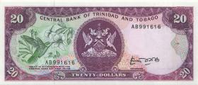 Trinidad & Tobago P.39a 20 Dollars (1985) (1) 