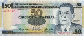 Honduras P.074b 50 Lempiras 1993 (1) 