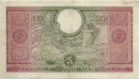 Belgien / Belgium P.123 100 Francs = 20 Belgas 1943 (3) 