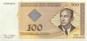 Bosnien & Herzegowina / Bosnia P.069b 100 Konver. Maraka 2002 (1) 
