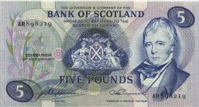 Schottland / Scotland P.112c 5 Pounds 2.11.1977 (2) 