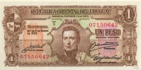 Uruguay P.035c 1 Peso 1939 Serie D (1) 
