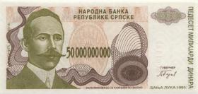 Bosnien & Herzegowina / Bosnia P.160 50 Mrd. Dinara 1993 nicht verausgabt (1) 