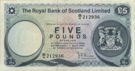 Schottland / Scotland P.337 5 Pounds 1.6.1981 (3) 