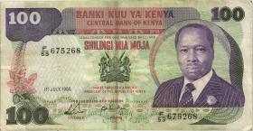 Kenia / Kenya P.23f 100 Shillingi 1988 (3) 