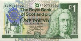 Schottland / Scotland P.356 1 Pound 1992 "EU-Gipfeltreffen" (2) 