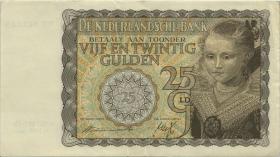 Niederlande / Netherlands P.057 25 Gulden 1940 (3+) 