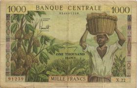 Kamerun / Cameroun P.12 1000 Francs (1962) (4) 