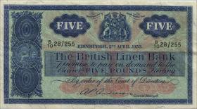 Schottland / Scotland P.161b 5 Pounds 2.4.1953 (3) 