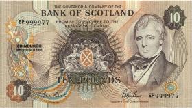 Schottland / Scotland P.113d 10 Pounds 1990 EP999977 (1) 