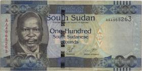 Süd Sudan / South Sudan P.10 100 South Sudanese Pounds (2011) (2) 