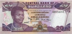 Swasiland / Swaziland P.30a 20 Emalangeni 2001 (1) 