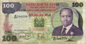 Kenia / Kenya P.23d 100 Shillingi 1986 (3) 
