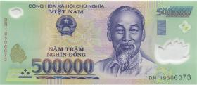 Vietnam / Viet Nam P.124o 500.000 Dong (20)19 Polymer (1) 