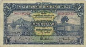 Trinidad & Tobago P.05e 1 Dollar 1.7.1949 (4) 