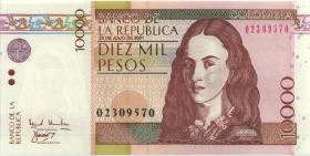 Kolumbien / Colombia P.453b 10.000 Pesos 20.7.2001 (1) 