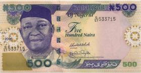 Nigeria P.30f 500 Naira 2006 (1) 