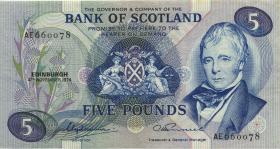 Schottland / Scotland P.112c 5 Pounds 1974 AE (3) 