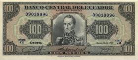 Ecuador P.112a 100 Sucres 24.5.1980 (1) 