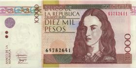 Kolumbien / Colombia P.453 10.000 Pesos 3.8.2010 (1) 