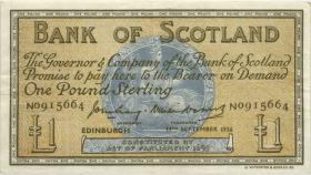 Schottland / Scotland P.100b 1 Pound 1956 (3) 