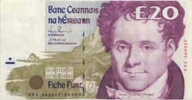 Irland / Ireland P.77a 20 Pounds 1993 (3) 