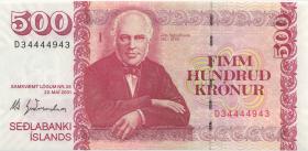 Island / Iceland 500 Kronen 2001 (2013) (1) 