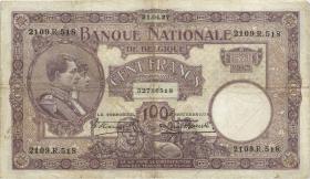 Belgien / Belgium P.095 100 Francs 21.4.1927 (3) 