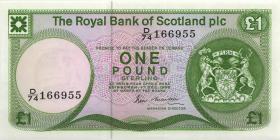 Schottland / Scotland P.341Ab 1 Pound 17.12.1986 (1) 