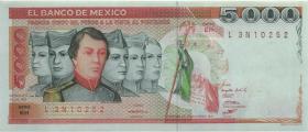 Mexiko / Mexico P.083b 5.000 Pesos 26.7.1983 (1) 
