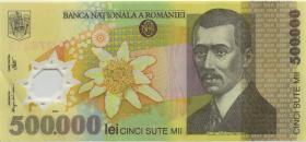 Rumänien / Romania P.115b 500.000 Lei 2004 Polymer (2) 