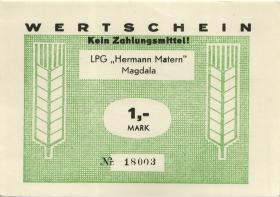 L.082.03 LPG Magdala "Hermann Matern" 1 Mark (1) 