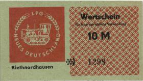 L.119.06 LPG Riethnordhausen "Neues Deutschland" 10 Mark (1) 