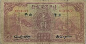 China P.S2518 1 Yuan 1933 (4-) 