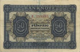 R.339a: 50 Pfennig 1948  6-stellig Serie Y (3) 