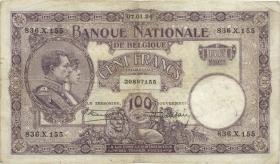Belgien / Belgium P.095 100 Francs 7.1.1924 (3) 