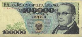 Polen / Poland P.154 100.000 Zlotych 1990 S (3) 