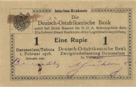 R.929g: 1 Rupie 1916 N3 (1) Besitzzeichen 