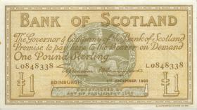 Schottland / Scotland P.096b 1 Pound 1950 (2) 