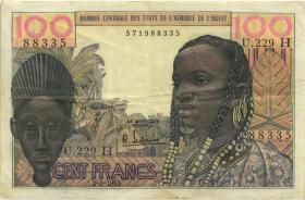 West-Afr.Staaten/West African States P.602He 100 Francs 1965 (3) Niger 