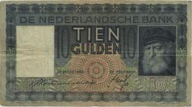 Niederlande / Netherlands P.049 10 Gulden 1937 (4) 