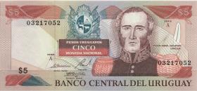 Uruguay P.073A 5 Pesos Uruguayos (1997) (1) 