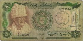 Sudan P.22 20 Pounds 1981 (4) 