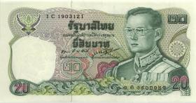 Thailand P.088 20 Baht (1980) (1) U.3 