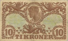 Dänemark / Denmark P.31k 10 Kroner 1942 R (3) 