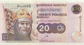 Schottland / Scotland P.228b 20 Pounds 1999 (3) 