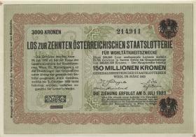 Österreich Donaustaat / Austria P.S156 10.000 Kronen (1923-37) (1) 
